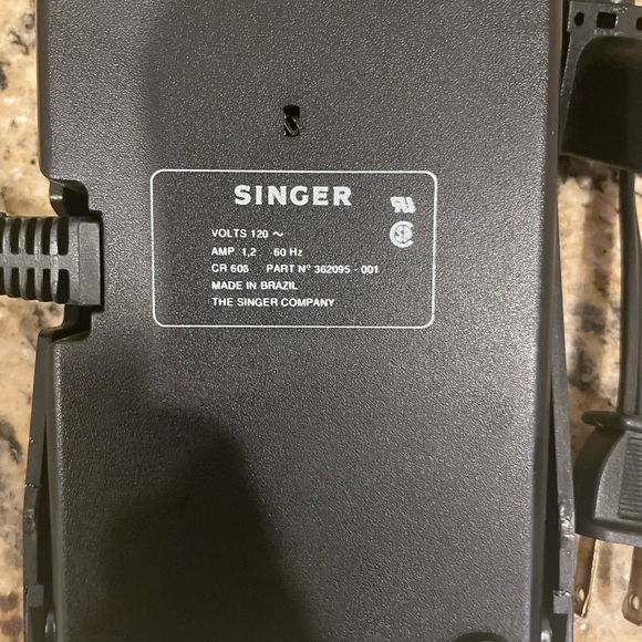 Singer 362095-001 Electronic Sewing Machine Foot Pedal Controller OEM - Picture 4 of 4